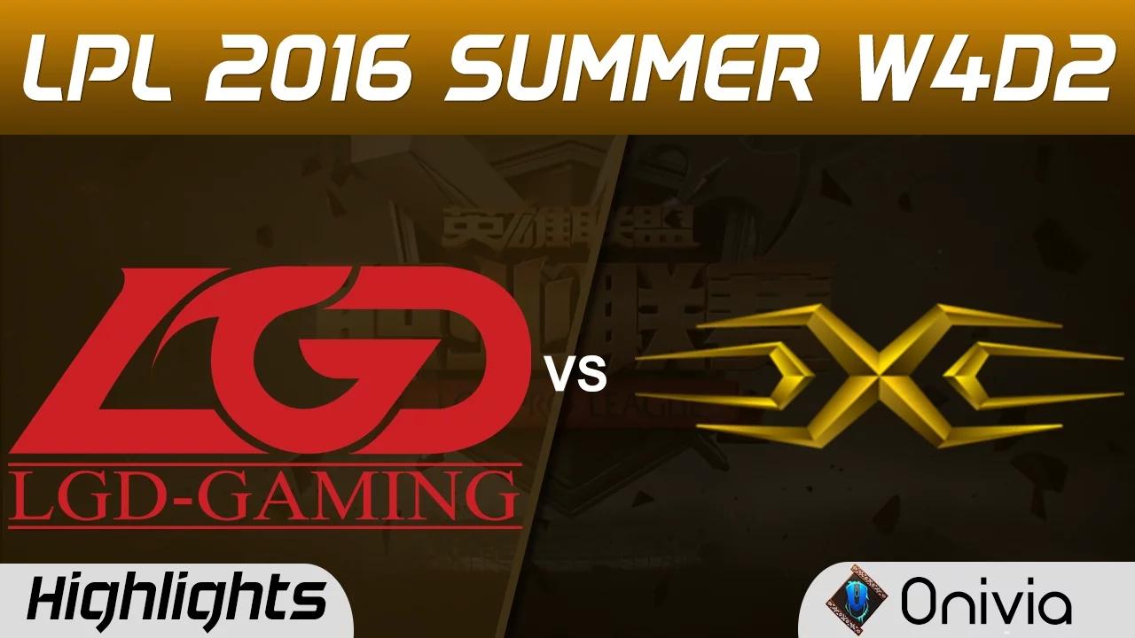 LGD vs SS Highlights Game 2 Tencent LPL Summer 2016 W4D2 LGD Gaming vs Snake thumbnail