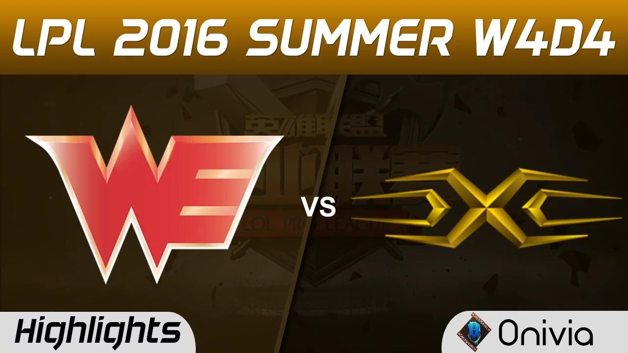 WE vs SS Highlights Game 3 Tencent LPL Summer 2016 W4D4 Team WE vs Sanke thumbnail