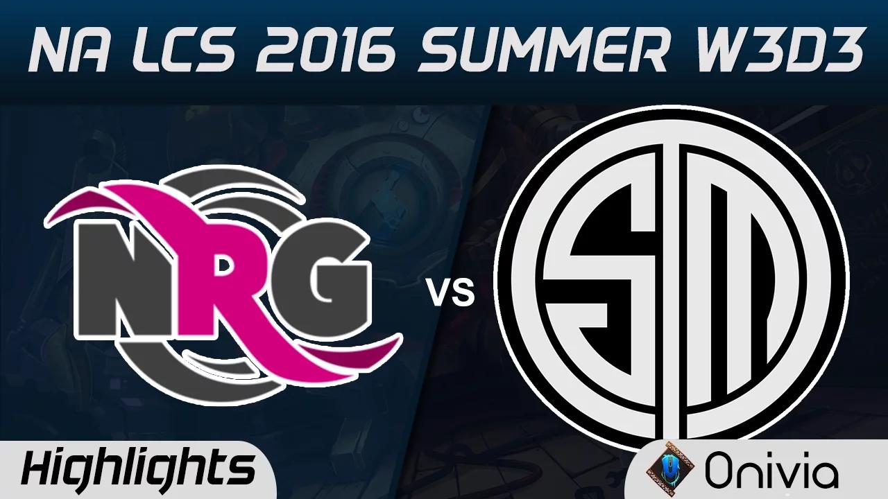 NRG vs TSM highlights Game 1 NA LCS 2016 Summer W3D3 NRG vs Team Solo Mid thumbnail