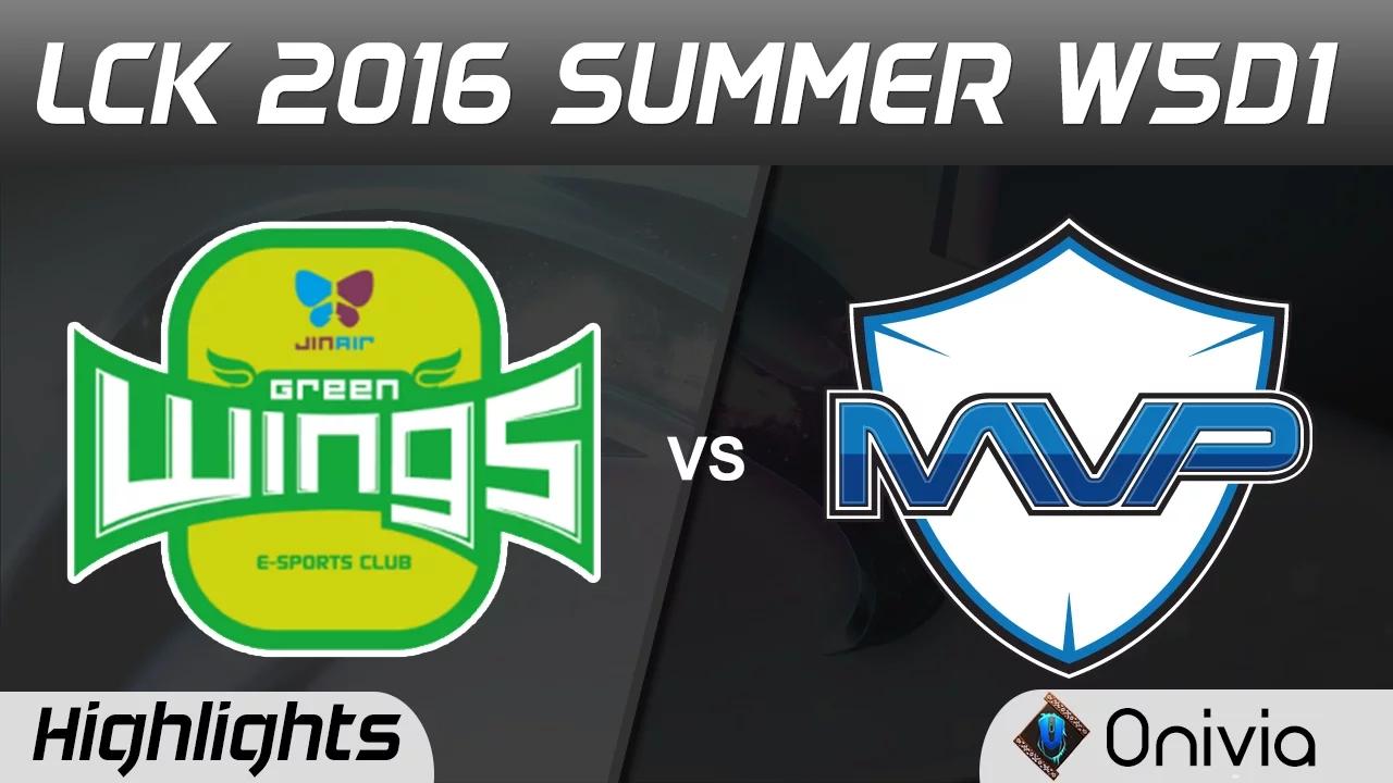 JAG vs MVP Highlights Game 1 LCK Champions W5D1 2016 Jin Air Greenwings vs MVP thumbnail