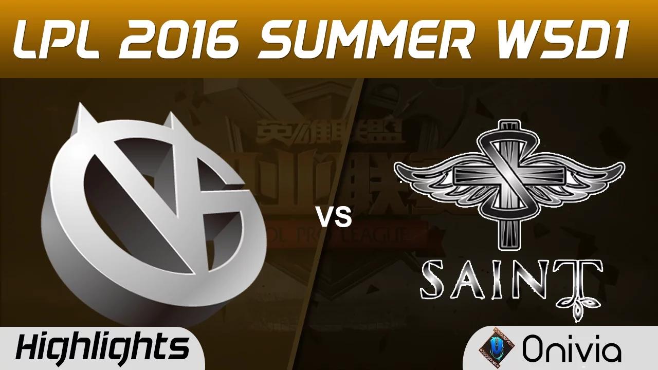 VG vs SAT Highlights Game 3 Tencent LPL Summer 2016 W5D1 Vici Gaming vs Saint thumbnail