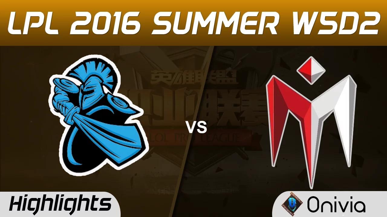 NB vs IM Highlights Game 1 Tencent LPL Summer 2016 W5D2 NewBee vs I May thumbnail