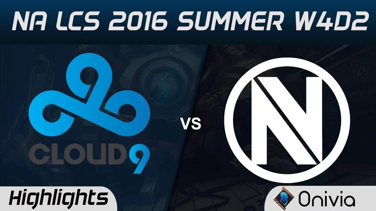 C9 vs NV highlights Game 1 NA LCS 2016 Summer W4D2 Cloud9 vs EnvyUs thumbnail