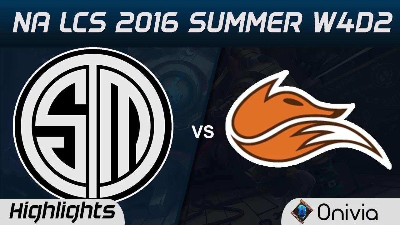 TSM vs FOX highlights Game 2 NA LCS 2016 Summer W4D2 Team Solo Mid vs Echo Fox thumbnail