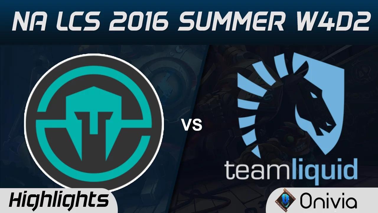 IMT vs TL highlights Game 1 NA LCS 2016 Summer W4D2 Immortals vs Team Liquid thumbnail