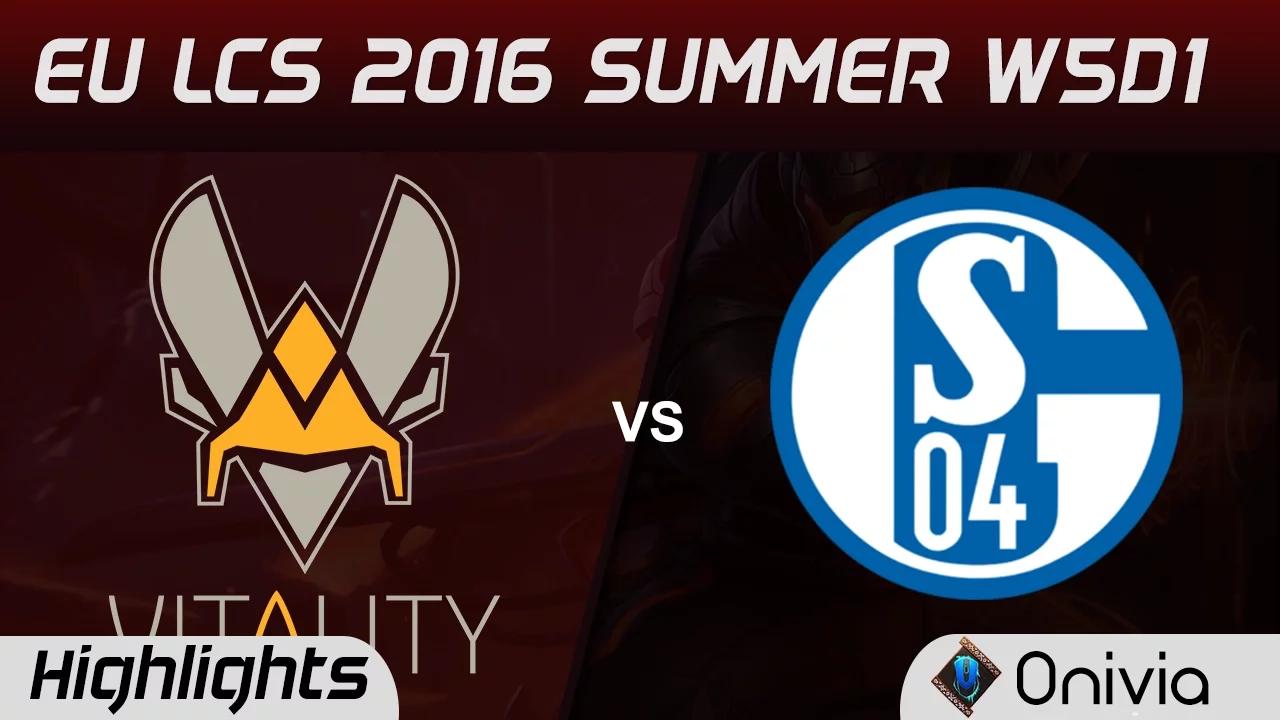 VIT vs S04 highlights Game 2 EU LCS 2016 Summer W5D1 Vitality and Schalke 04 thumbnail