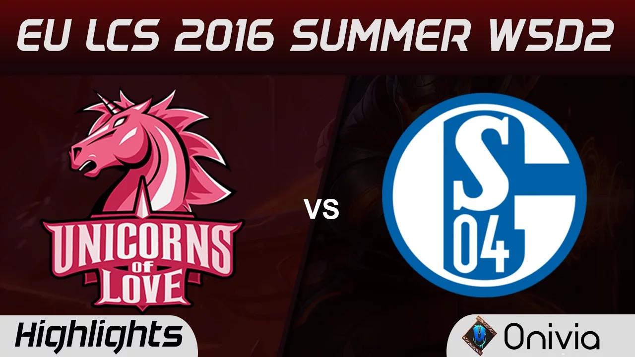 UOL vs S04 highlights Game 2 EU LCS 2016 Summer W5D2 Unicorns Of Love vs Schalke 04 thumbnail