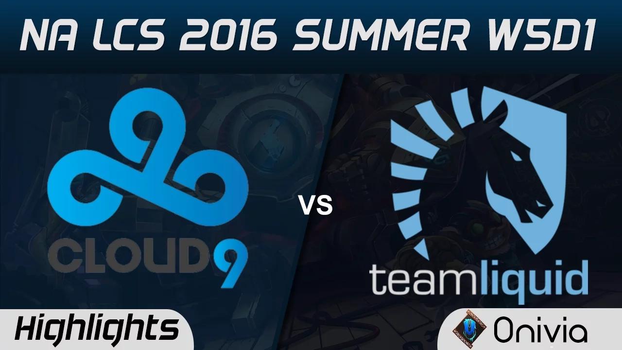 C9 vs TL highlights Game 3 NA LCS 2016 Summer W5D1 Cloud9 vs Team Liquid thumbnail