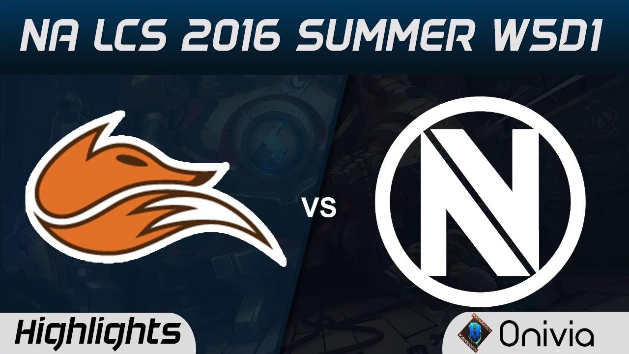 FOX vs NV highlights Game 2 NA LCS 2016 Summer W5D1 Echo Fox vs EnvyUs thumbnail