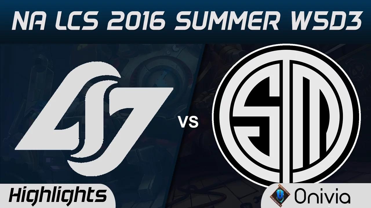 CLG vs TSM highlights Game 2 NA LCS 2016 Summer W5D3 Counter Logic Gaming vs Team Solo Mid thumbnail