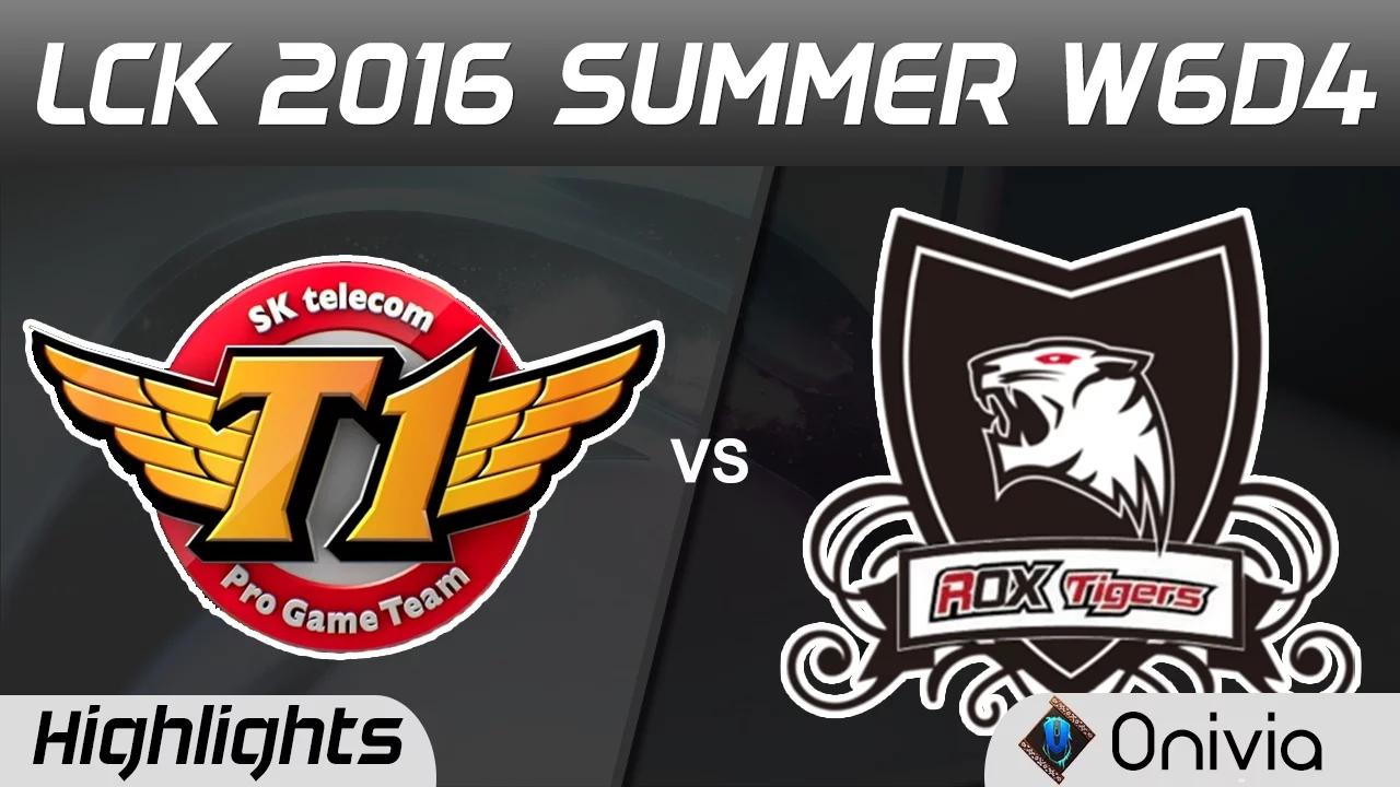 SKT vs ROX Highlights Game 2 LCK Champions W7D4 2016 SK Telecom T1 vs ROX Tigers thumbnail