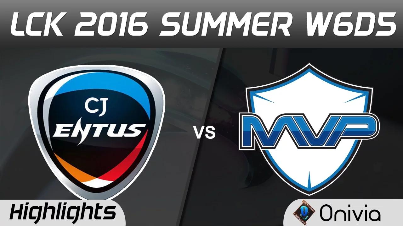 CJ vs MVP Highlights Game 1 LCK Champions W7D5 2016 CJ Entus vs MVP thumbnail