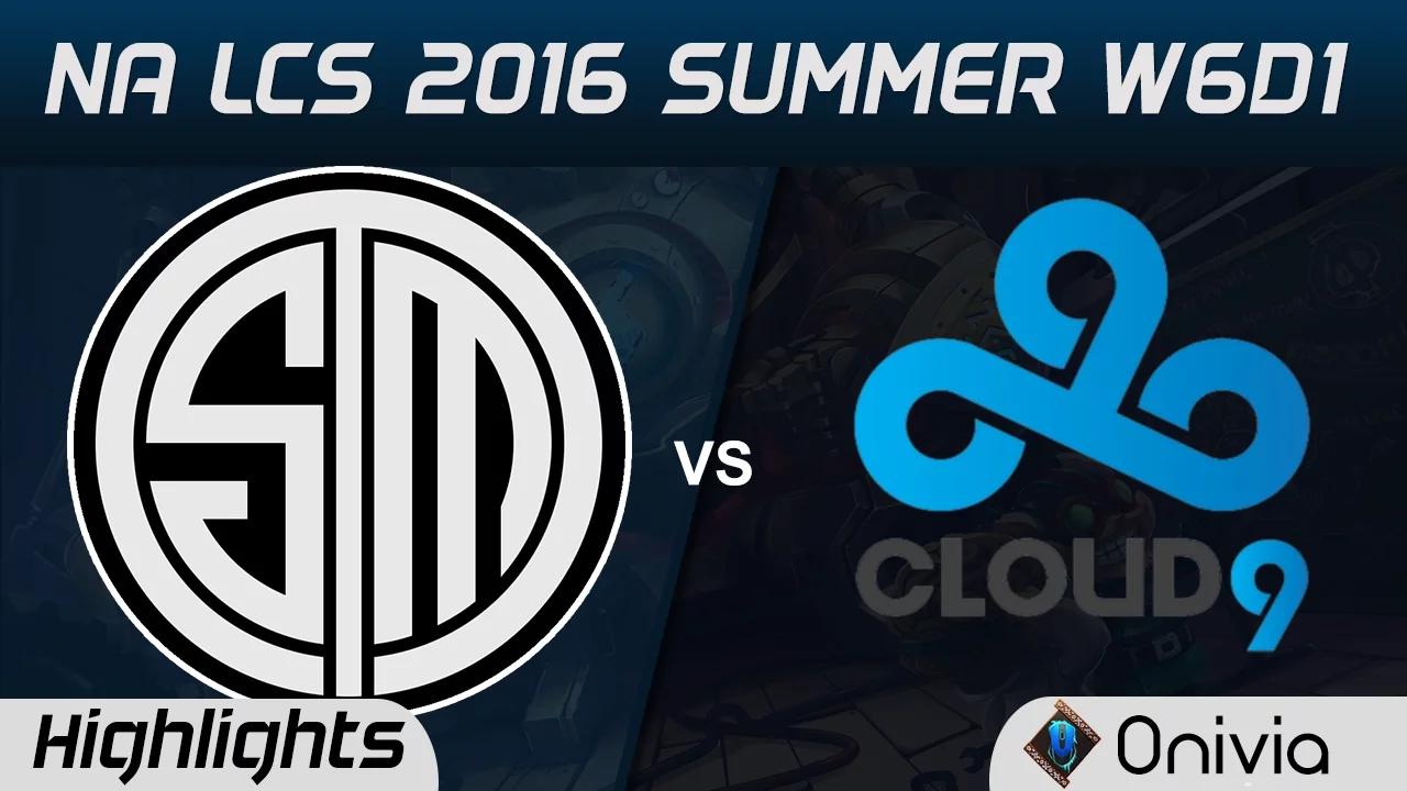 TSM vs C9 highlights Game 1 NA LCS 2016 Summer W6D1 Team Solo Mid vs Cloud9 thumbnail