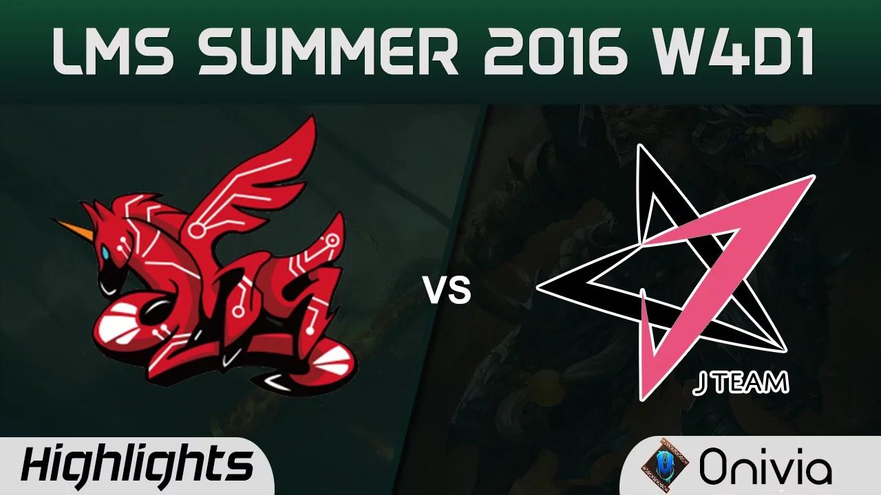 AHQ vs JT Highlights Game 1 LMS Summer 2016 W4D1 AHQ vs J Team thumbnail