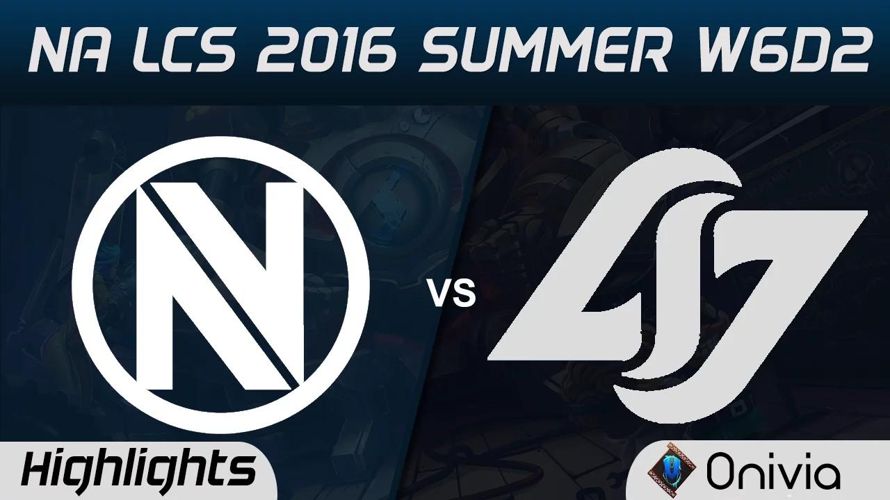 NV vs CLG highlights Game 2 NA LCS 2016 Summer W6D2 EnvyUs vs Counter Logic Gaming thumbnail