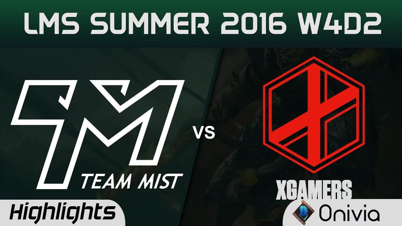 TM vs XG Highlights Game 1 LMS Summer 2016 W4D2 Team Mist vs xGamers thumbnail