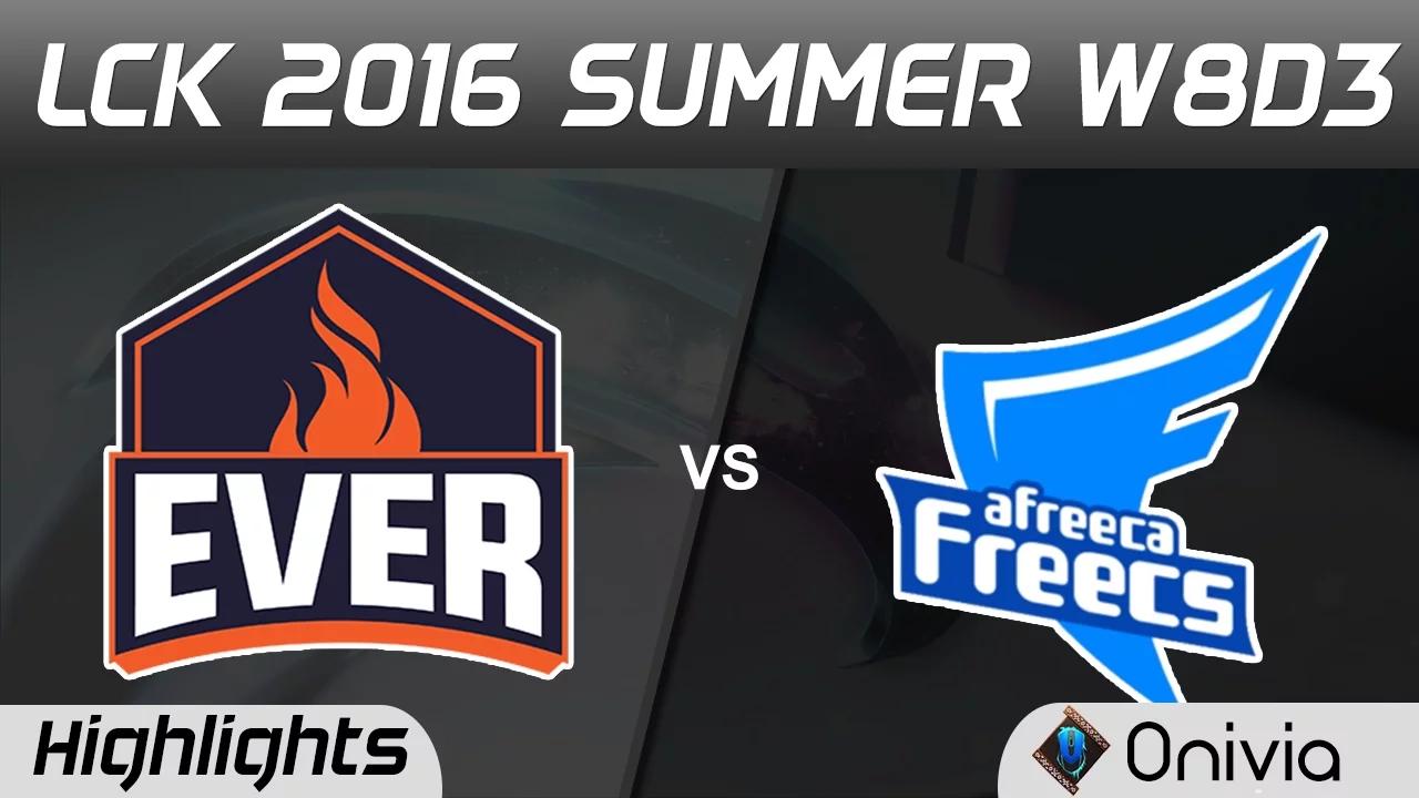 ESC vs AFS Highlights Game 3 LCK Champions W8D3 2016 ESC Ever vs Afreeca Freecs thumbnail