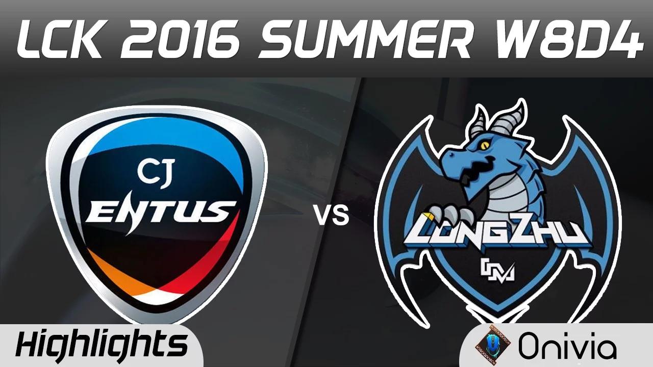 CJ vs LZ Highlights Game 1 LCK Champions W8D4 2016 CJ Entus vs Longzhiu thumbnail