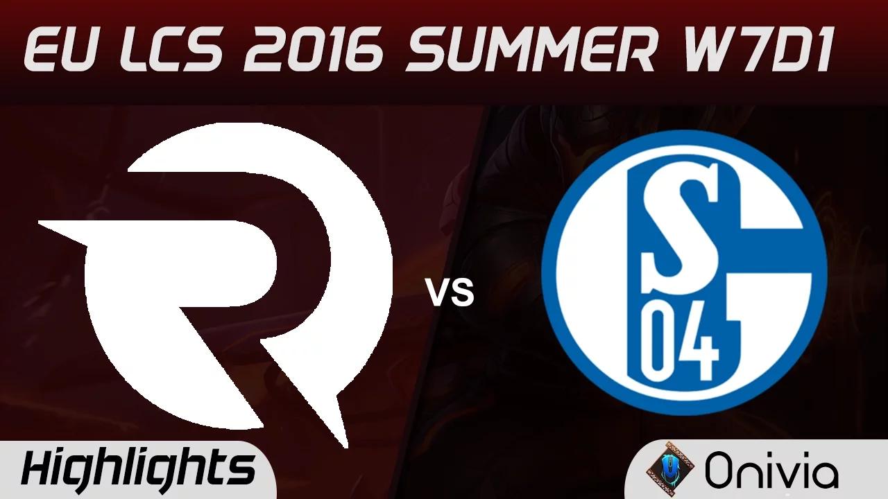 OG vs S04 highlights Game 1 EU LCS 2016 Summer 7D1 Origen vs Schalke 04 thumbnail