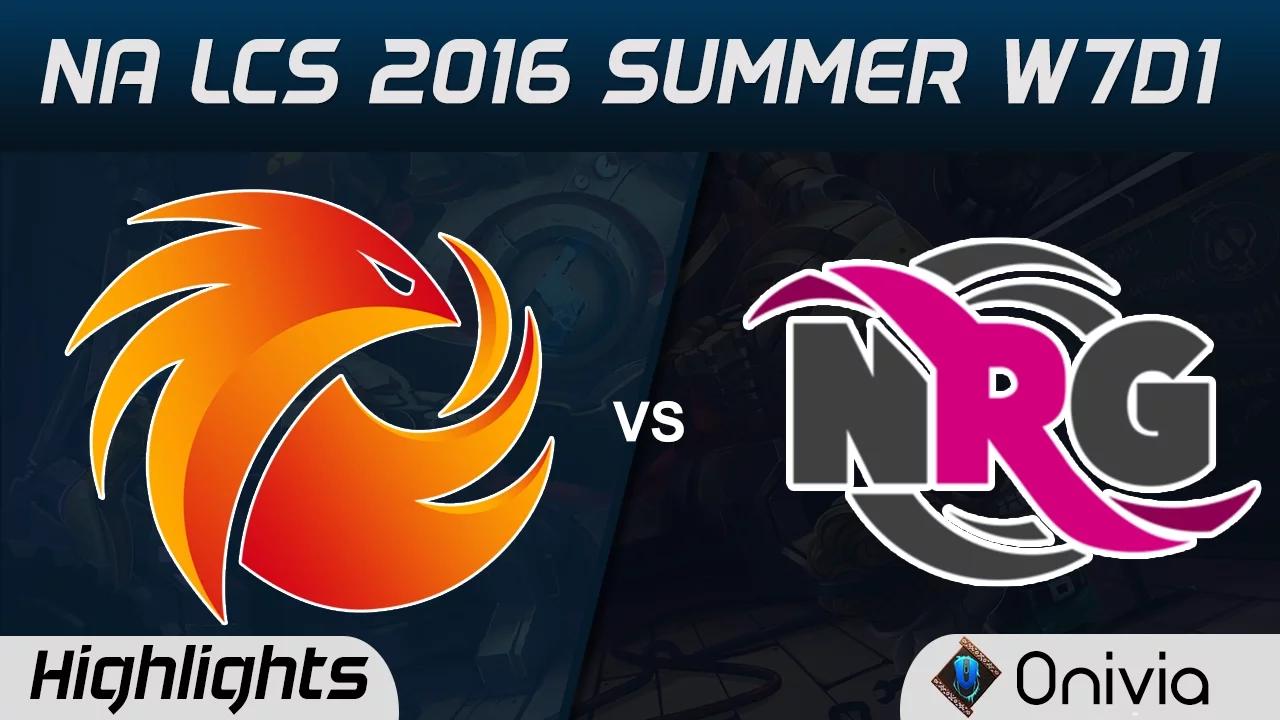 P1 vs NRG highlights Game 1 NA LCS 2016 Summer W7D1 Phoenix1 vs NRG thumbnail