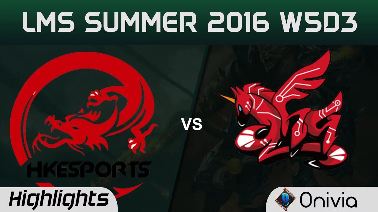 HKE vs AHQ Highlights Game 1 LMS Summer 2016 W5D3 Hong Kong Esports vs AHQ thumbnail