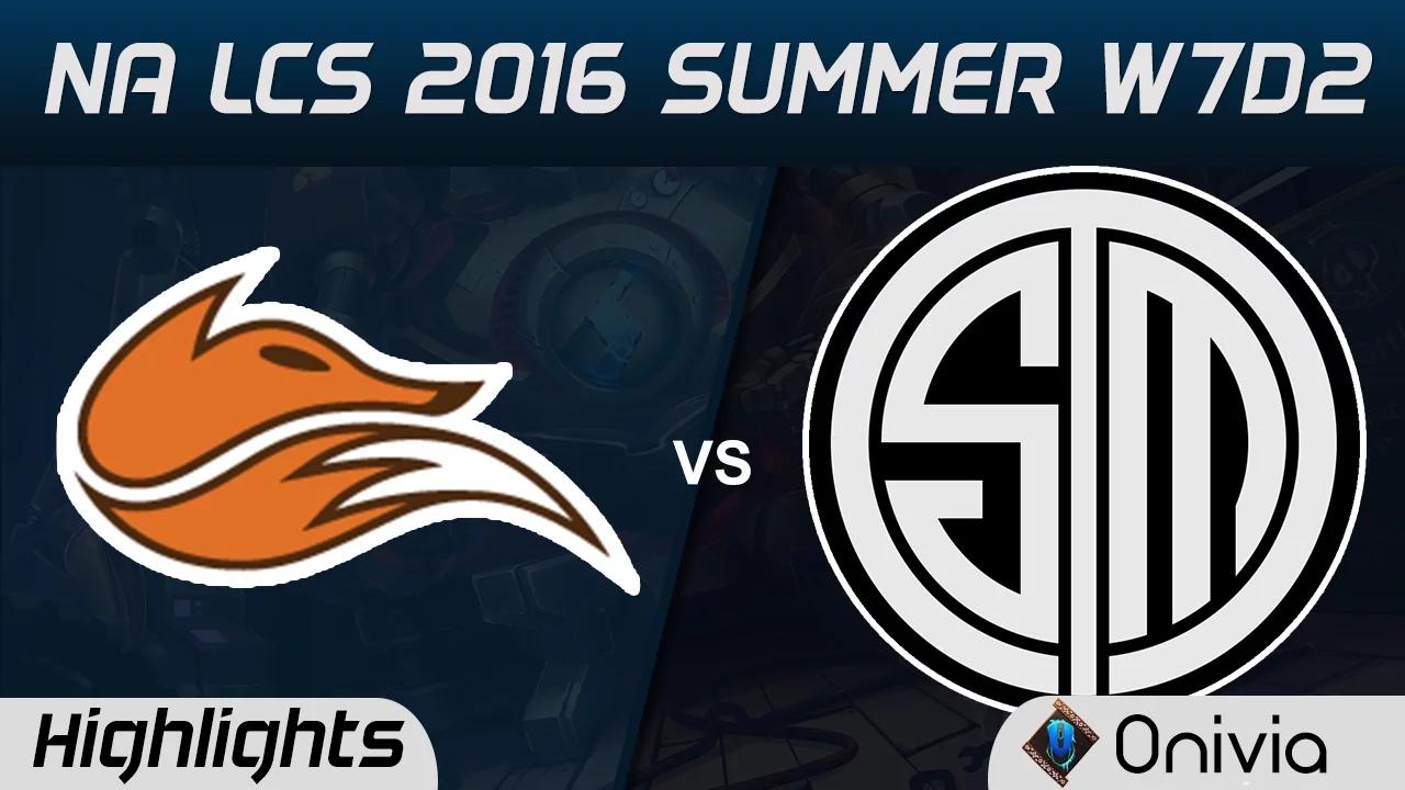 FOX vs TSM highlights Game 1 NA LCS 2016 Summer W7D2 Echo Fox vs Team Solo Mid thumbnail