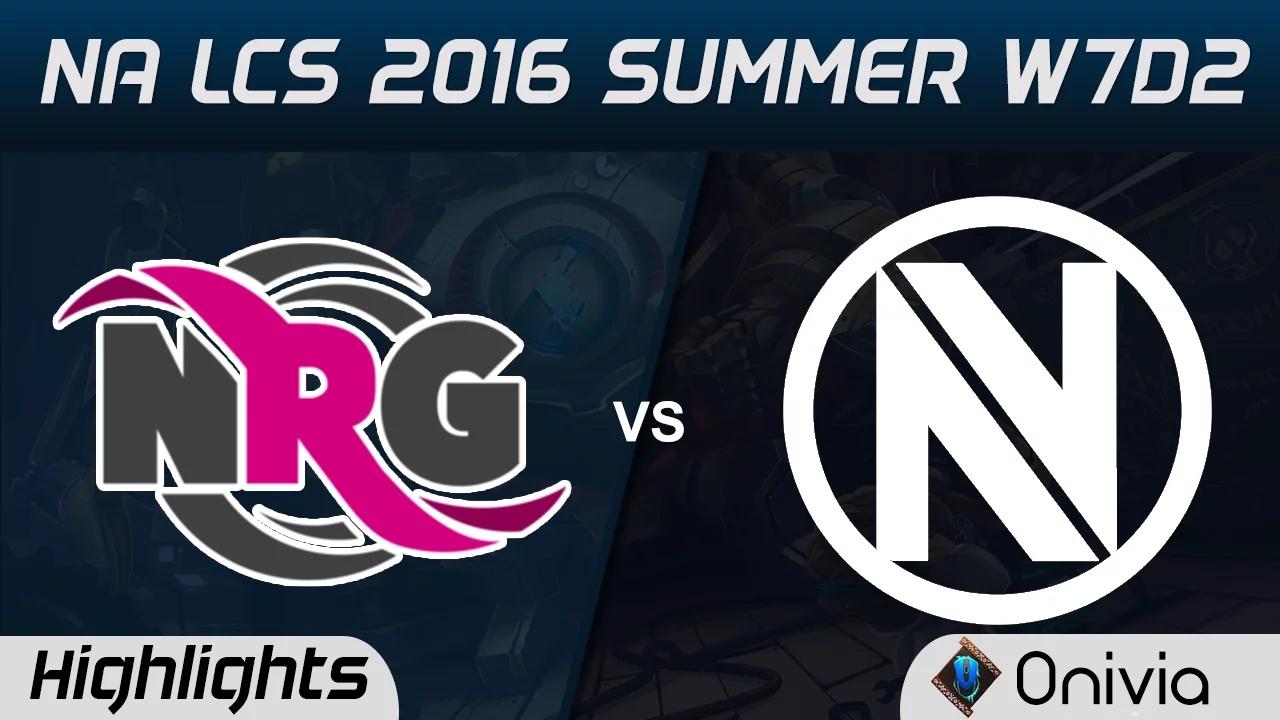 NRG vs NV highlights Game 2 NA LCS 2016 Summer W7D2 NRG vs EnvyUs thumbnail