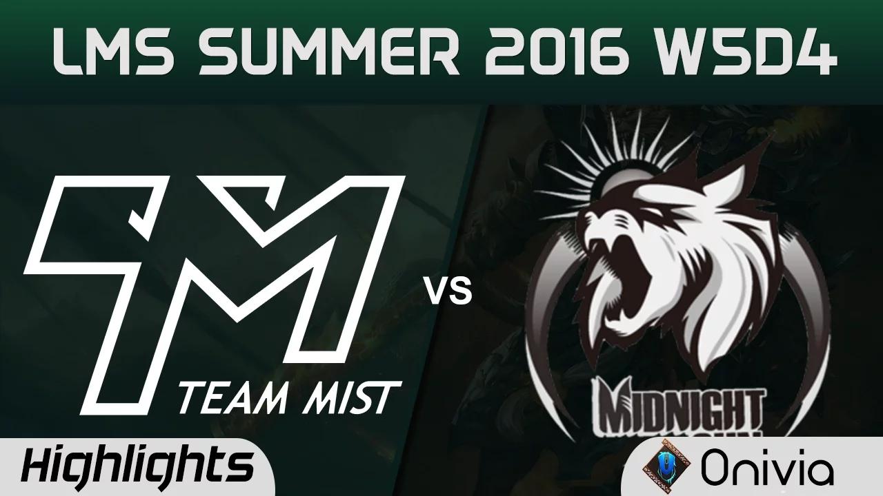 TM vs MSE Highlights Game 1 LMS Summer 2016 W5D4 Team Mist vs Midnight Sun thumbnail