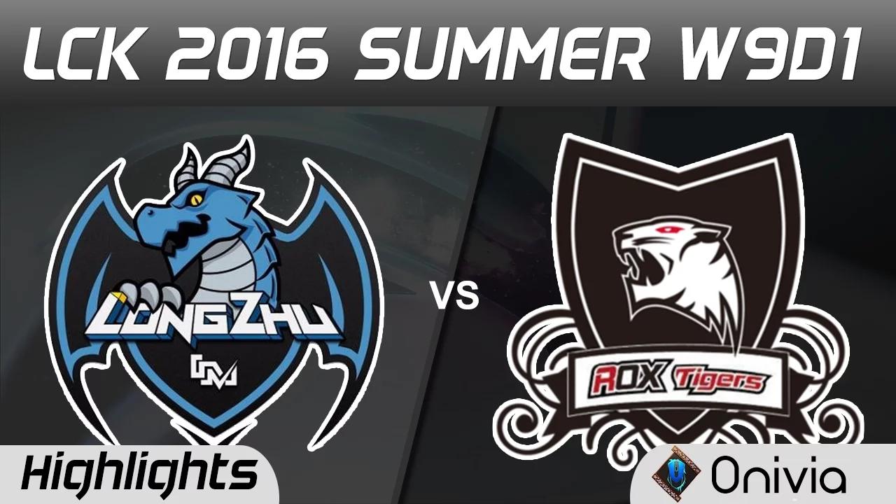 LZ vs ROX Highlights Game 1 LCK Champions W9D1 2016 Longzhu vs ROX Tigers thumbnail