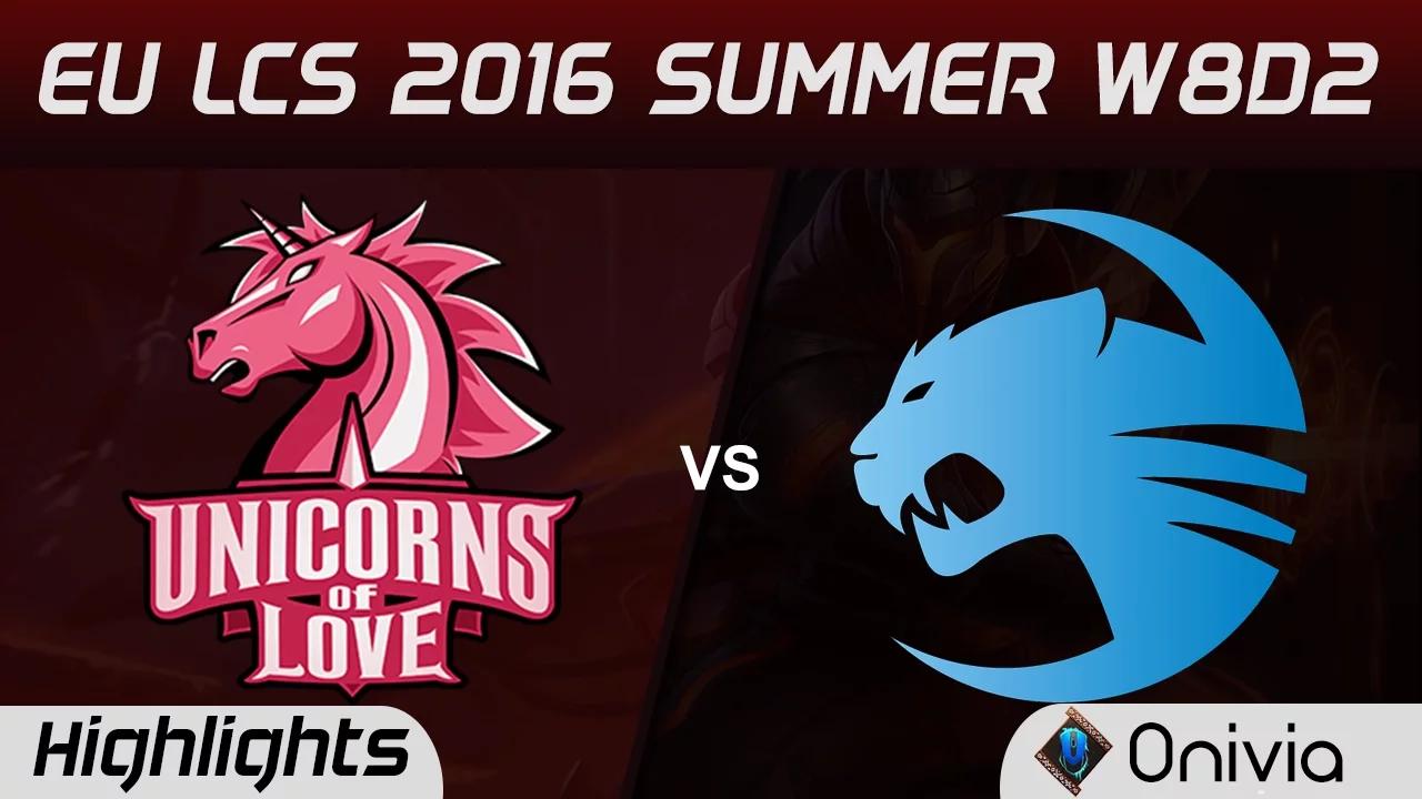 UOL vs ROC highlights Game 2 EU LCS 2016 Summer W8D2 Unicorns of Love vs Roccat thumbnail