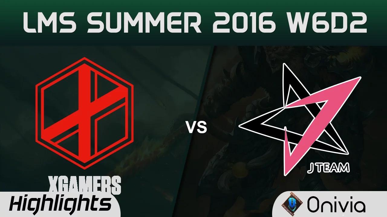 XG vs JT Highlights Game 1 LMS Summer 2016 W6D2 xGamers vs J Team thumbnail