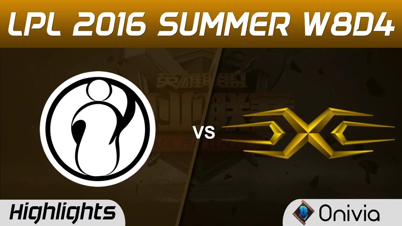 IG vs SS Highlights Game 1 Tencent LPL Summer 2016 W8D4 Invictus gaming vs Snake thumbnail