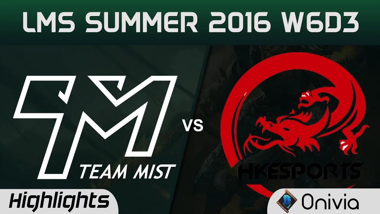 TM vs HKE Highlights Game 1 LMS Summer 2016 W6D3 Team Mist vs HongKong Esports thumbnail