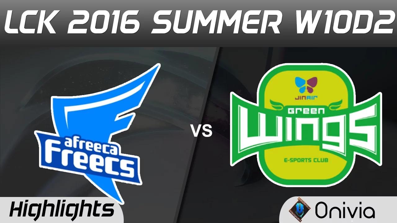 AFS vs JAG Highlights Game 1 LCK Champions W10D2 2016 Afreeca Freecs vs Jin Air thumbnail