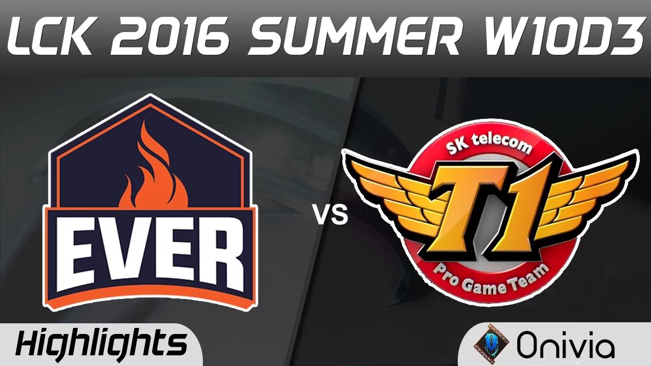 ESC vs SKT Highlights Game 1 LCK Champions W10D3 2016 ESC Evers vs SK Telecom thumbnail