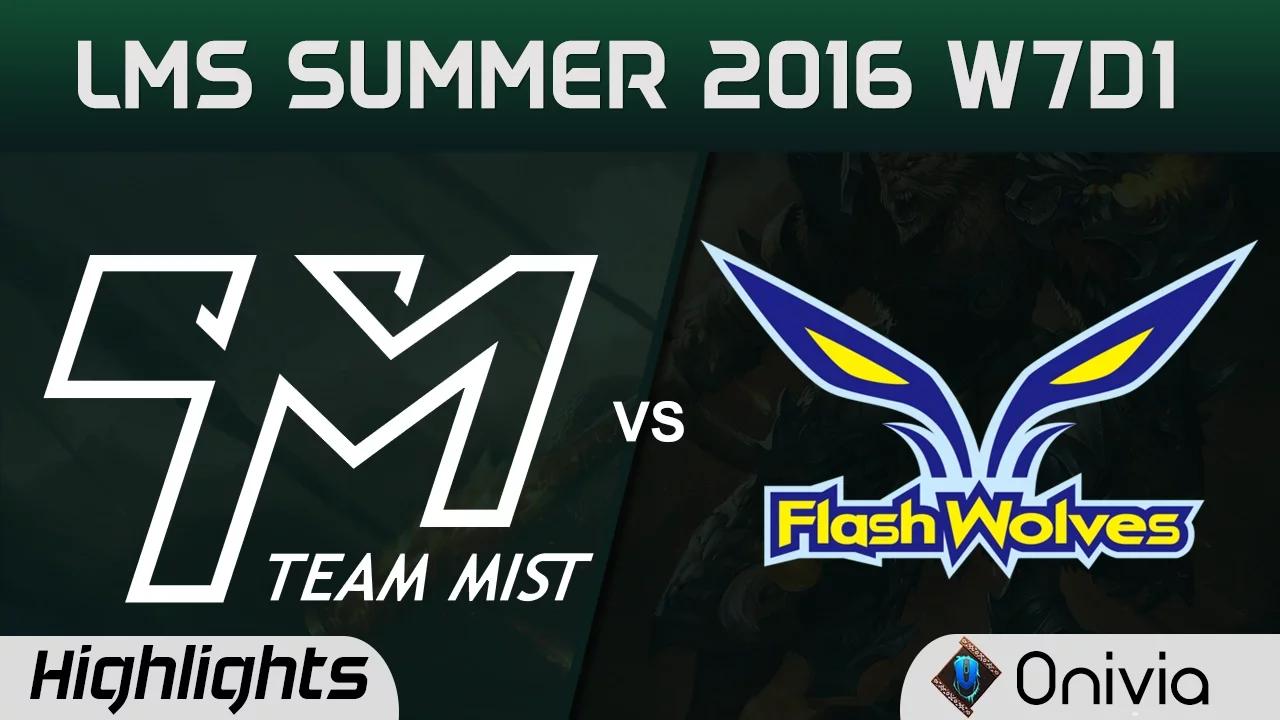 TM vs FW Highlights Game 2 LMS Summer 2016 W7D1 Team Mist vs Flash Wolves thumbnail