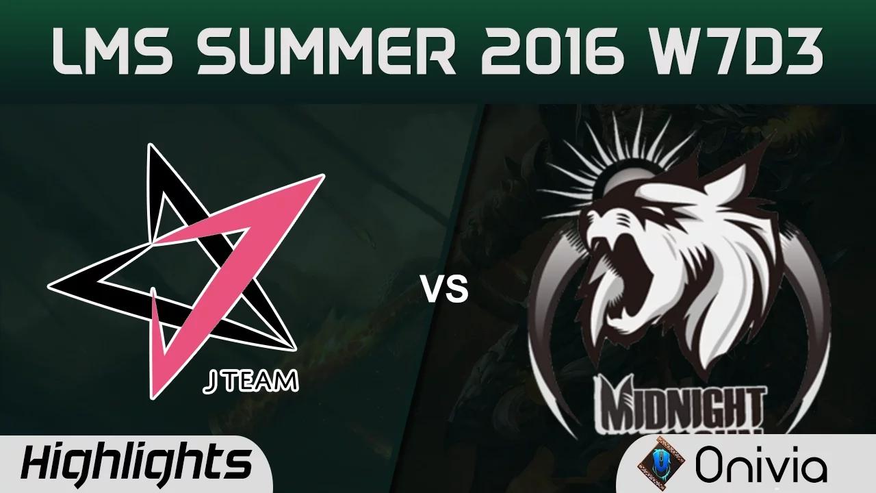 JT vs MSE Highlights Game 2 LMS Summer 2016 W7D3 J Team vs Midnight Sun thumbnail