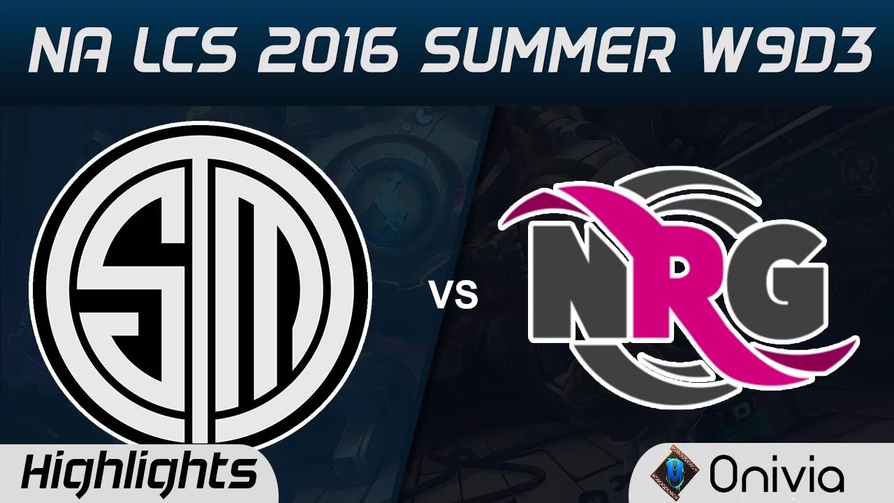 TSM vs NRG highlights Game 1 NA LCS 2016 Summer W9D3 Team Solo Mid vs NRG Esports thumbnail