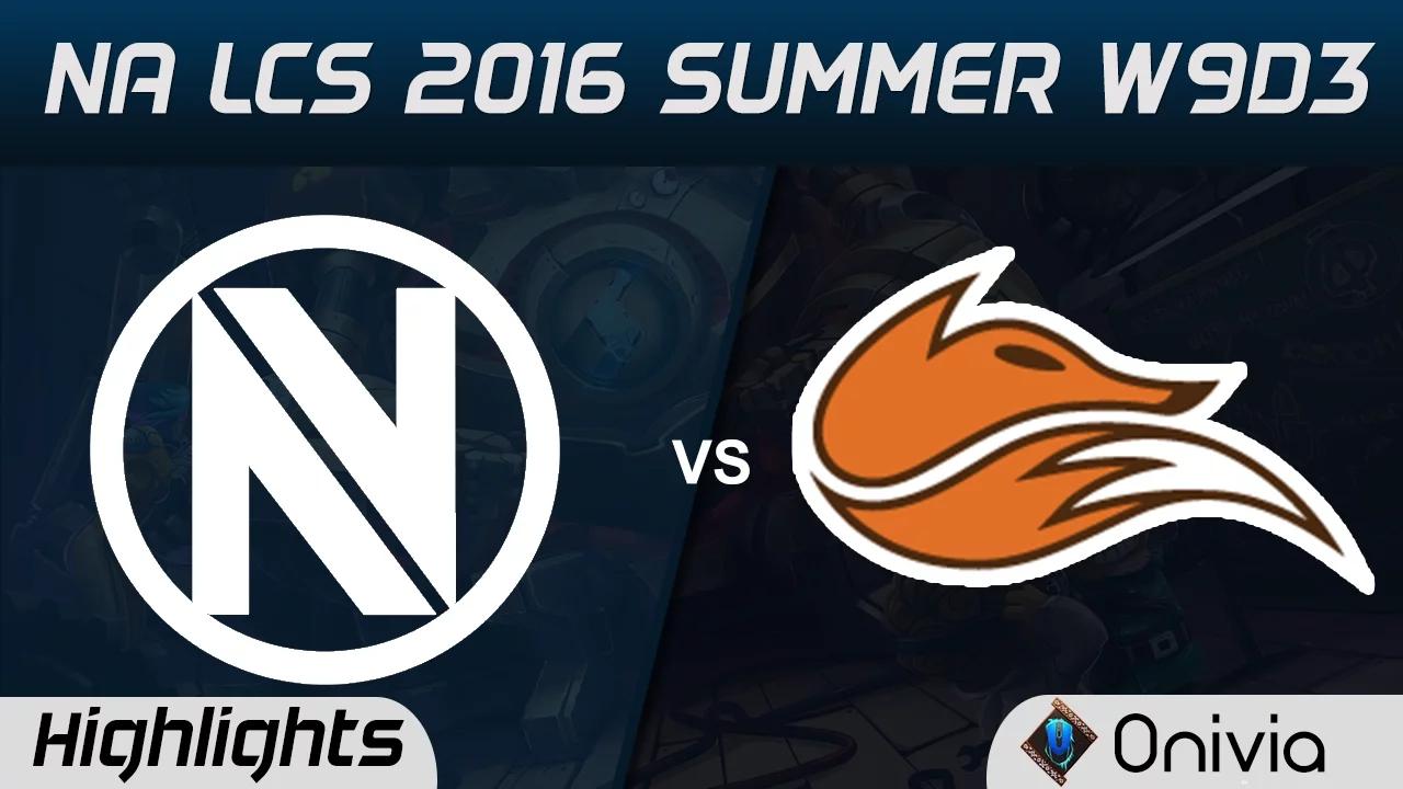 NV vs FOX highlights Game 1 NA LCS 2016 Summer W9D3 EnvyUs vs Echo Fox thumbnail