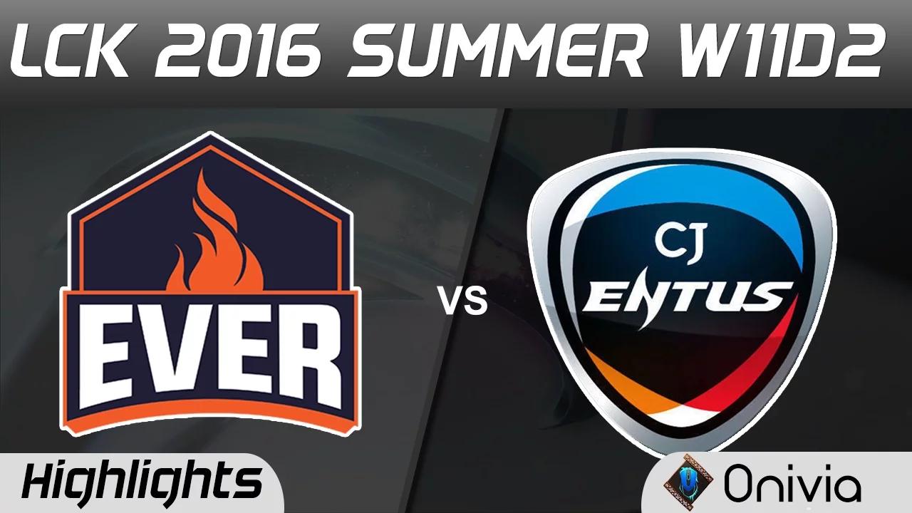 ESC vs CJ Highlights Game 3 LCK Champions W11D2 2016 ESC Ever vs CJ Entus thumbnail