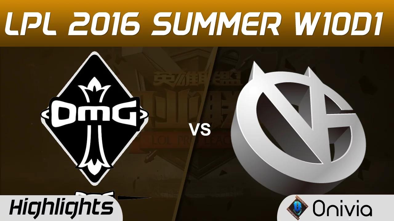 OMG vs VG Highlights Game 2 Tencent LPL Summer 2016 W10D1 OMG vs Vici Gaming thumbnail