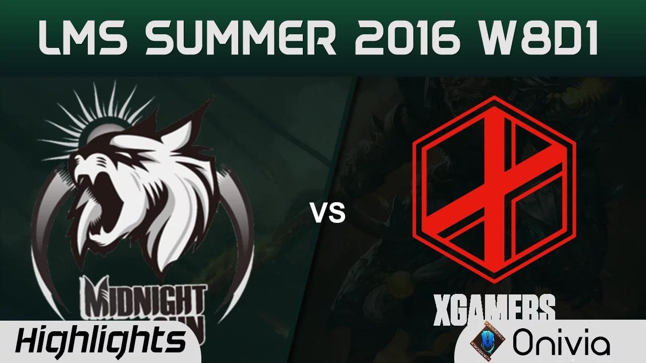 MSE vs XG Highlights Game 1 LMS Summer 2016 W8D1 Midnight Sun vs xGamers thumbnail