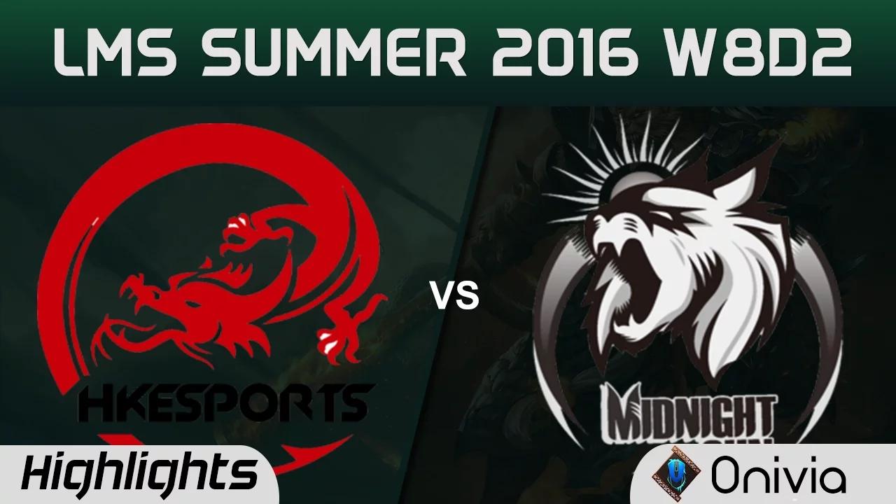 HKE vs MSE Highlights Game 1 LMS Summer 2016 W8D2 HongKong Esports vs Midnight Sun thumbnail