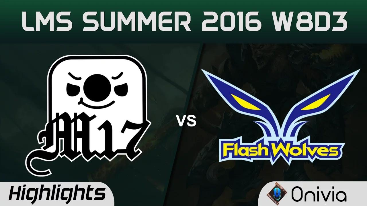 M17 vs FW Highlights Game 2 LMS Summer 2016 W8D3 Machi Esports vs Flash Wolves thumbnail