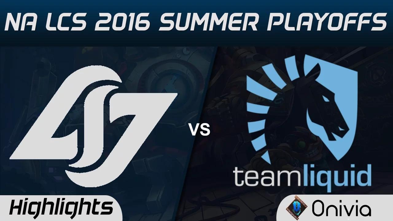 CLG vs TL Highlights Game 1 NA LCS 2016 Summer Playoffs Quarterfinals Counter Logic Gaming vs Team L thumbnail