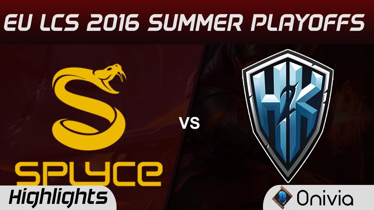 SPY vs H2K Series Highlights EU LCS 2016 Summer Playoffs Semi finals Splyce vs H2K thumbnail