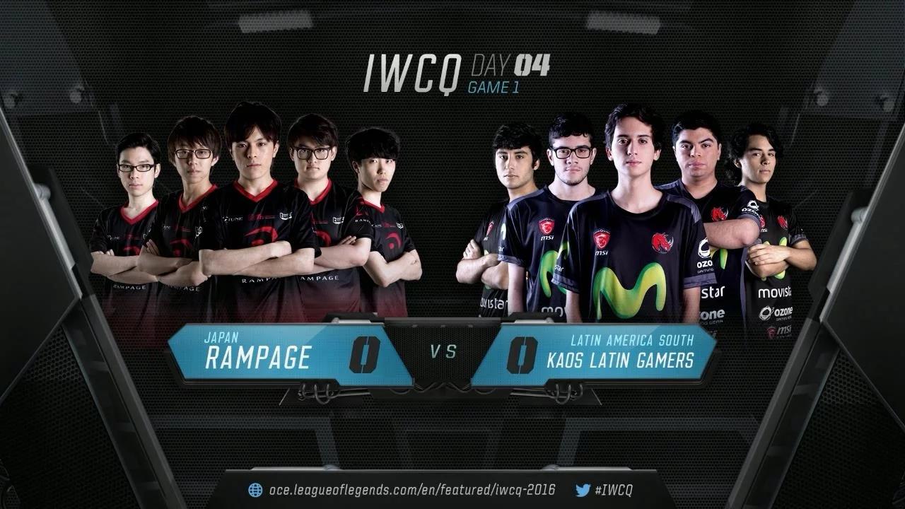 RPG vs KMV Highlights IWCQ 2016 Day 4 Rampage vs Kaos Latin Gamers thumbnail