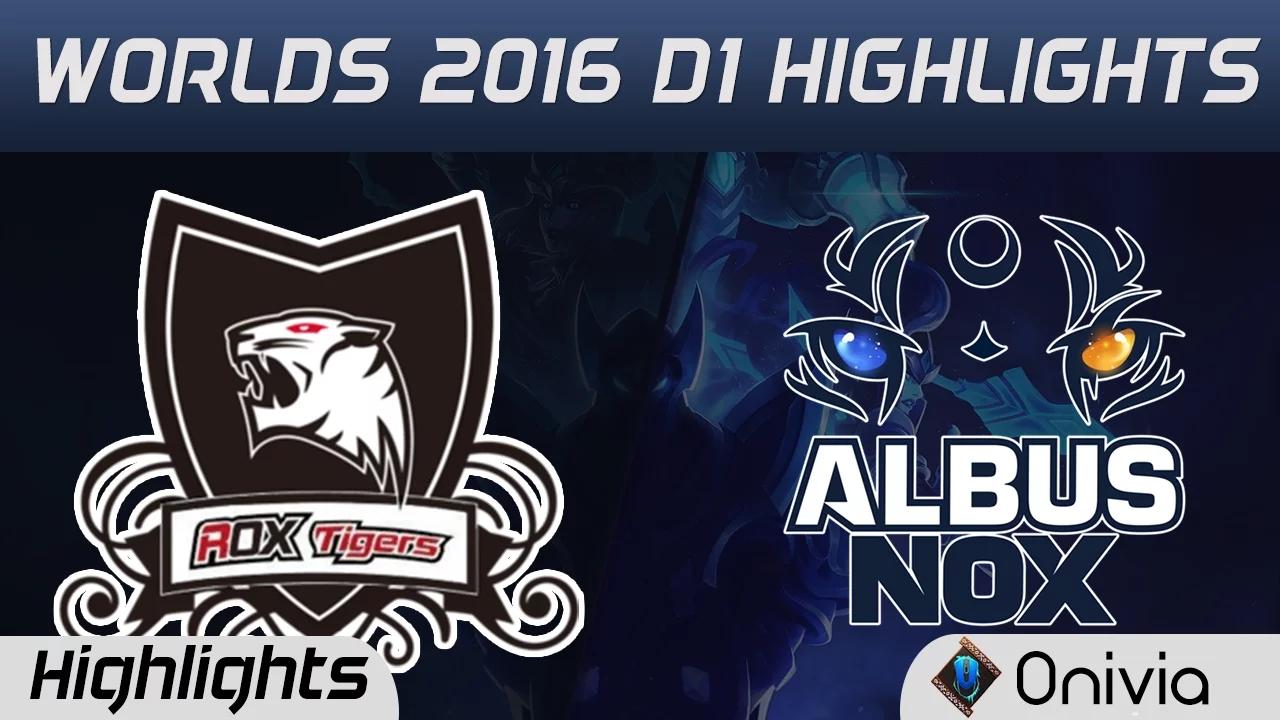 ROX vs ANX Highlights Worlds 2016 D1 ROX Tigers vs Albus Nox Luna thumbnail