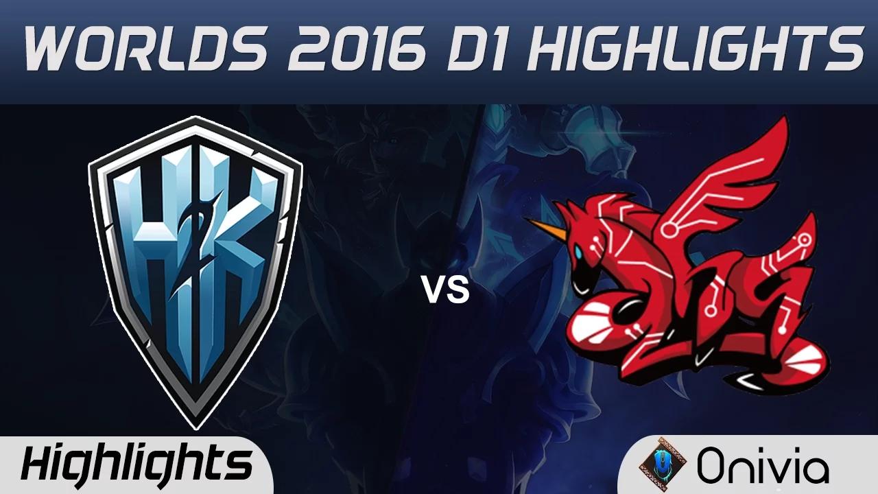 H2K vs AHQ Highlights Worlds 2016 D1 H2K Gaming vs AHQ Esports thumbnail