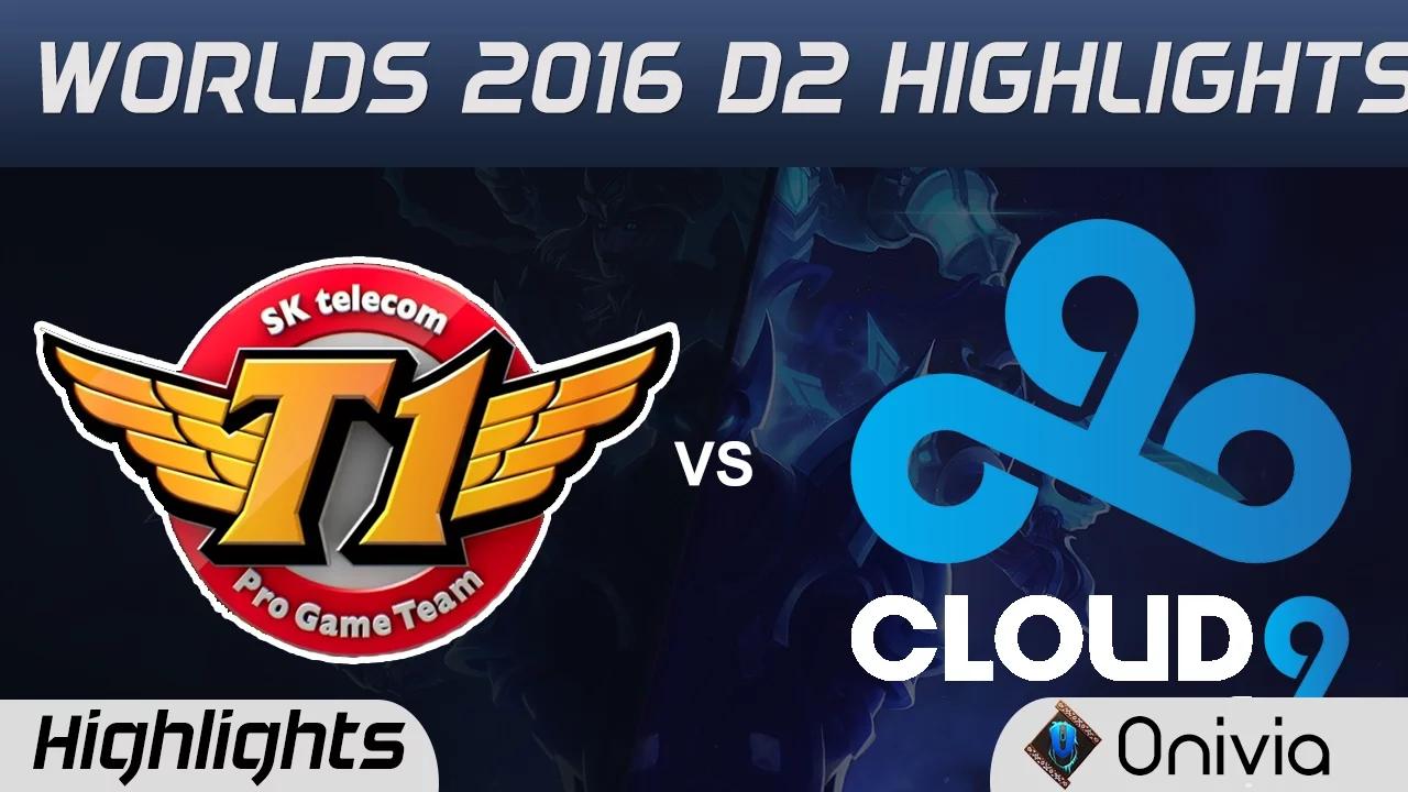 SKT vs C9 Highlights Worlds 2016 D2 SK Telecom T1 vs Cloud9 thumbnail